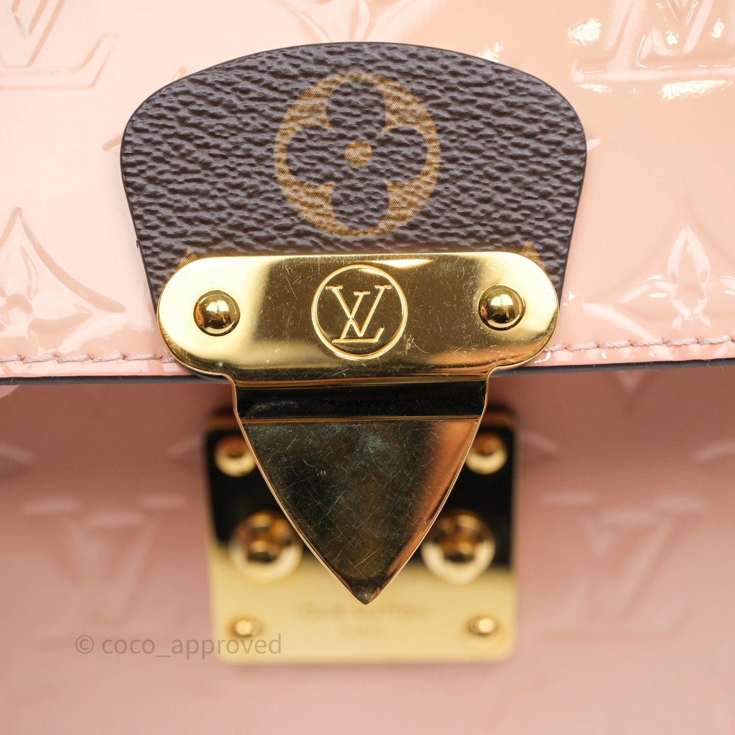 Louis Vuitton Spring Street Vernis Epi Monogram Rose Ballerine