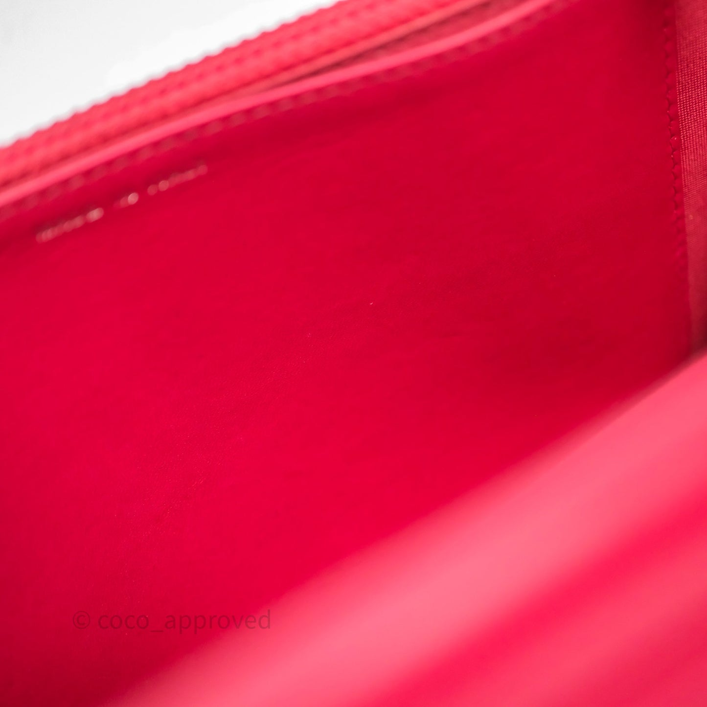Chanel CC Wallet On Chain WOC Dark Pink Caviar Silver Hardware