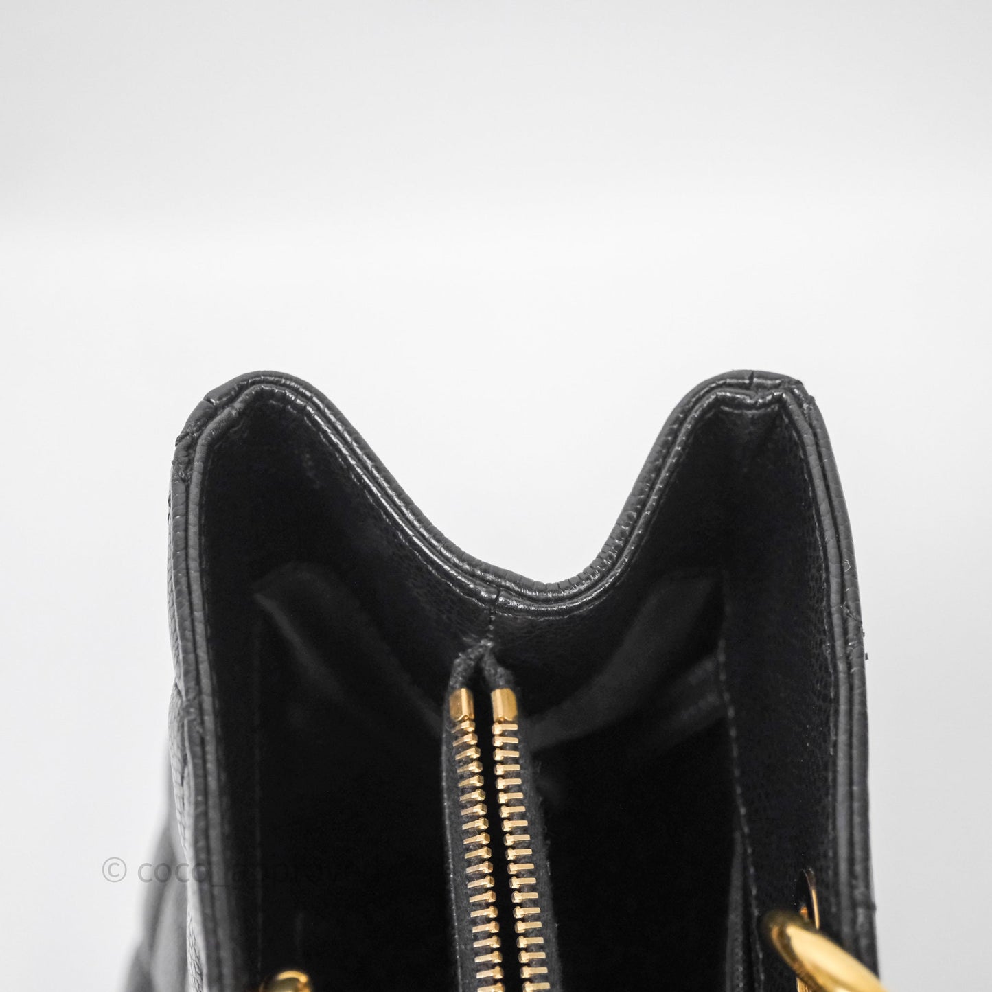 Chanel GST Black Caviar Gold Hardware