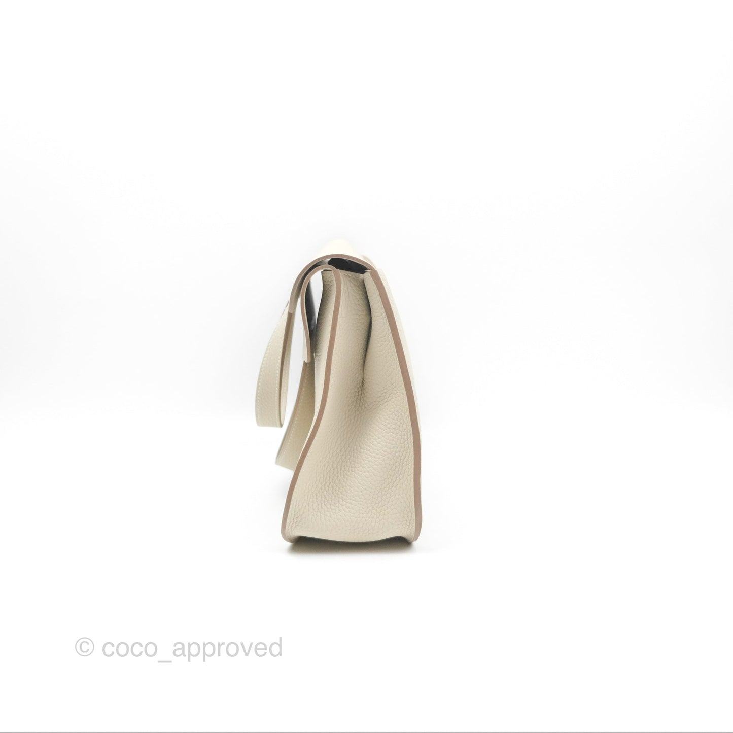 Hermès Halzan 31 Beton Clemence Gold Hardware