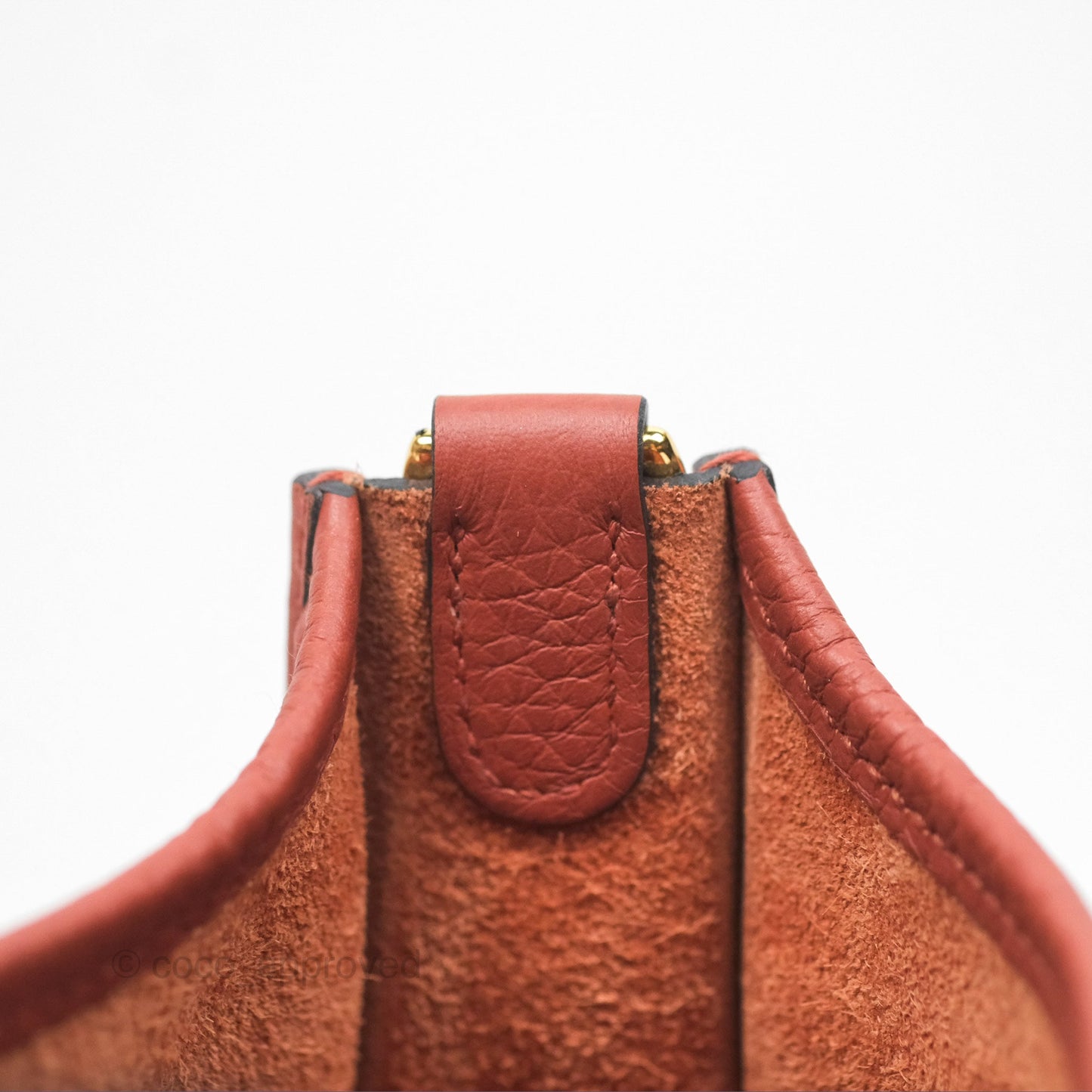 Hermès Mini Evelyne 16 Cuivre Clemence Gold Hardware
