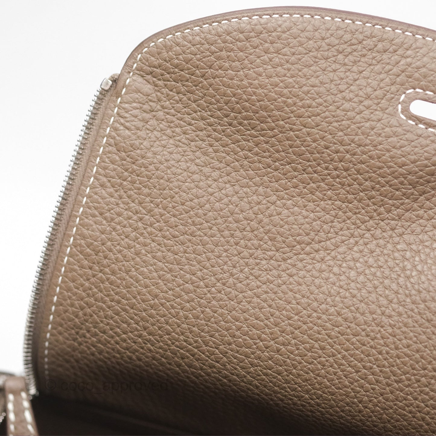 Hermès Lindy 26 Clemence Etoupe 18 Palladium Hardware