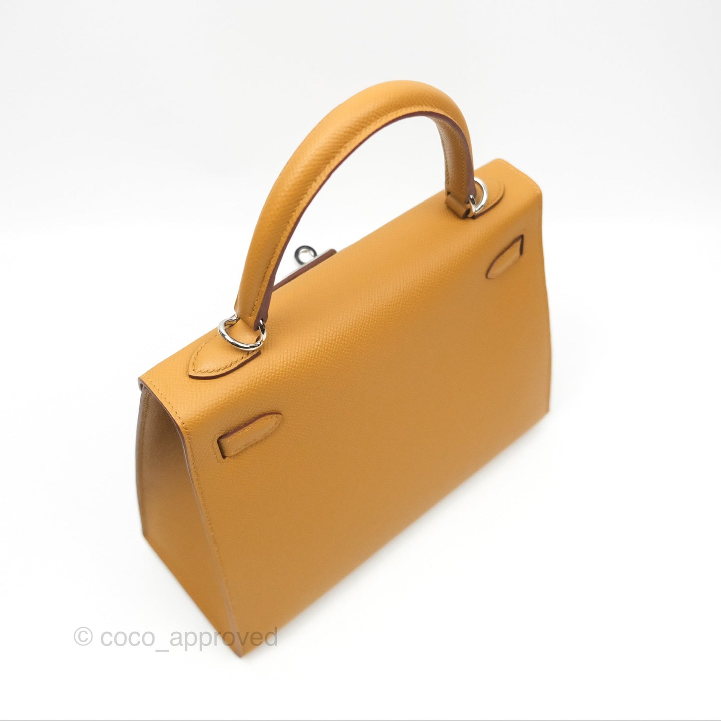 Hermès Sellier Kelly 25 Sesame 2S Epsom Palladium Hardware