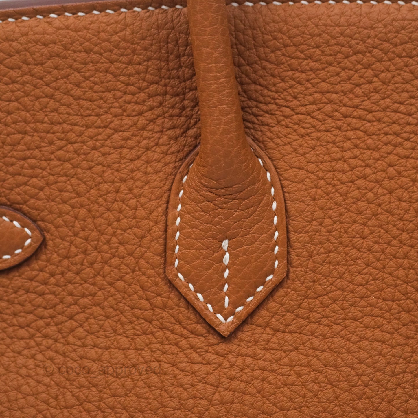 Hermes Retourne Birkin 25 Gold 37 Togo Gold Hardware