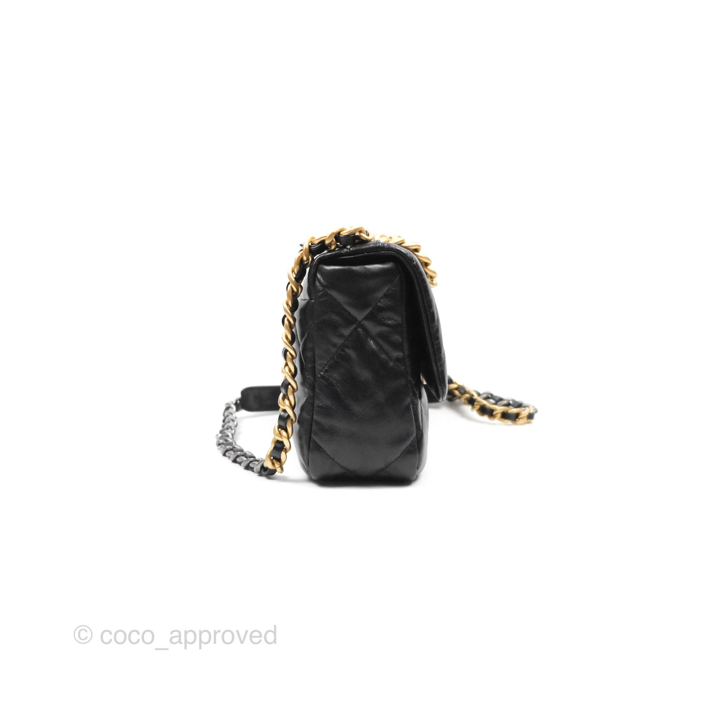 Chanel 19 Small Black Mixed Hardware