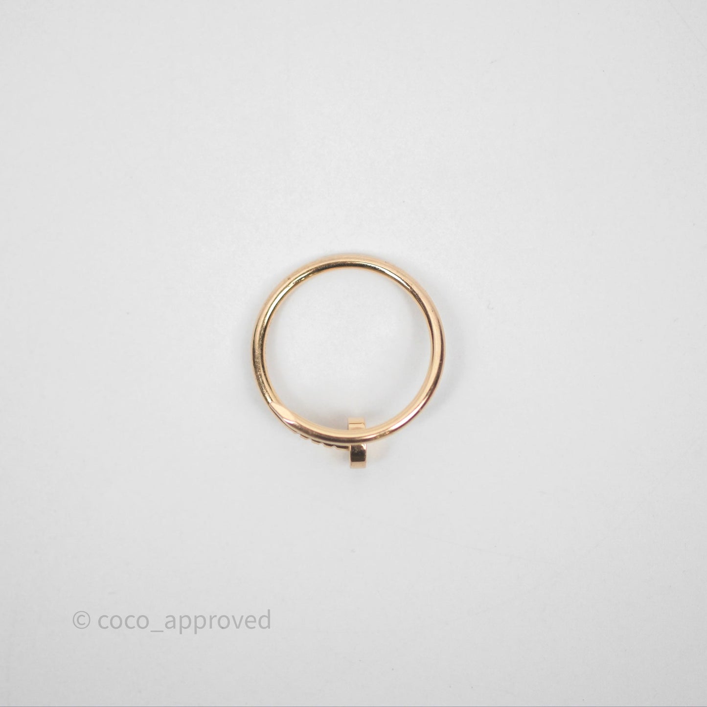 Cartier Juste Un Clou Ring Rose Gold Size 58