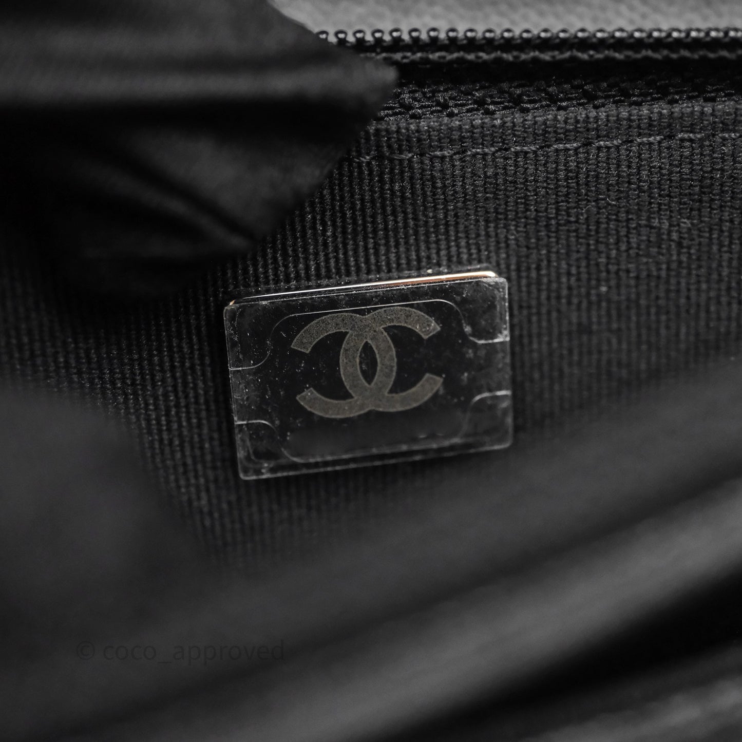 Chanel Quilted WOC with Charms Black Caviar Gold Hardware