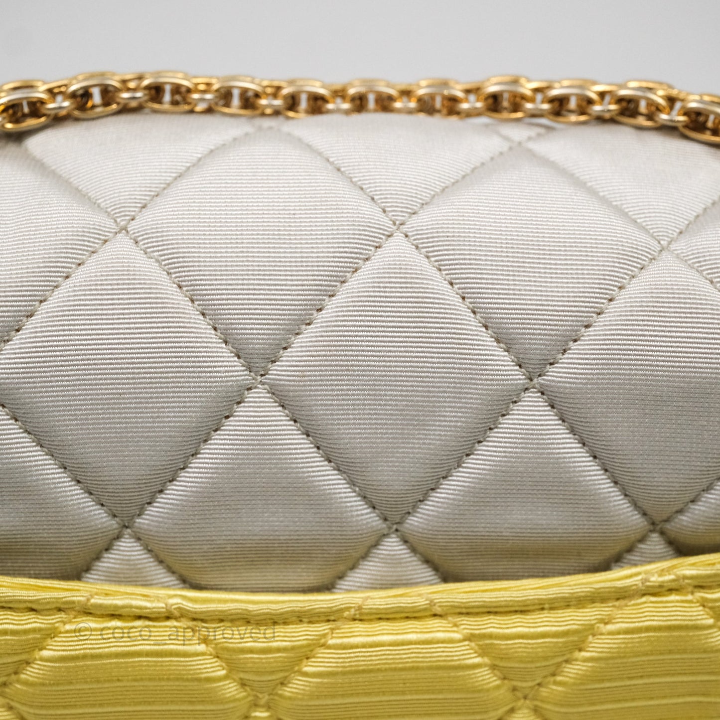 Chanel Reissue Flap Bag Tricolor Pastel Satin Aged Gold Hardware