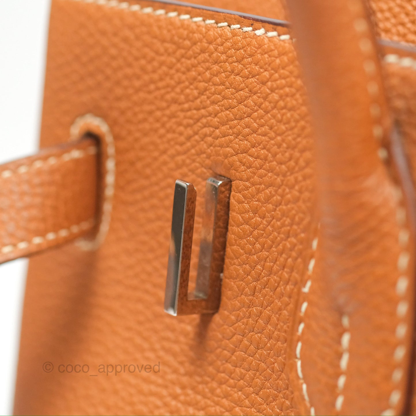 Hermès Birkin 30 Retourne Gold Clemence Palladium Hardware