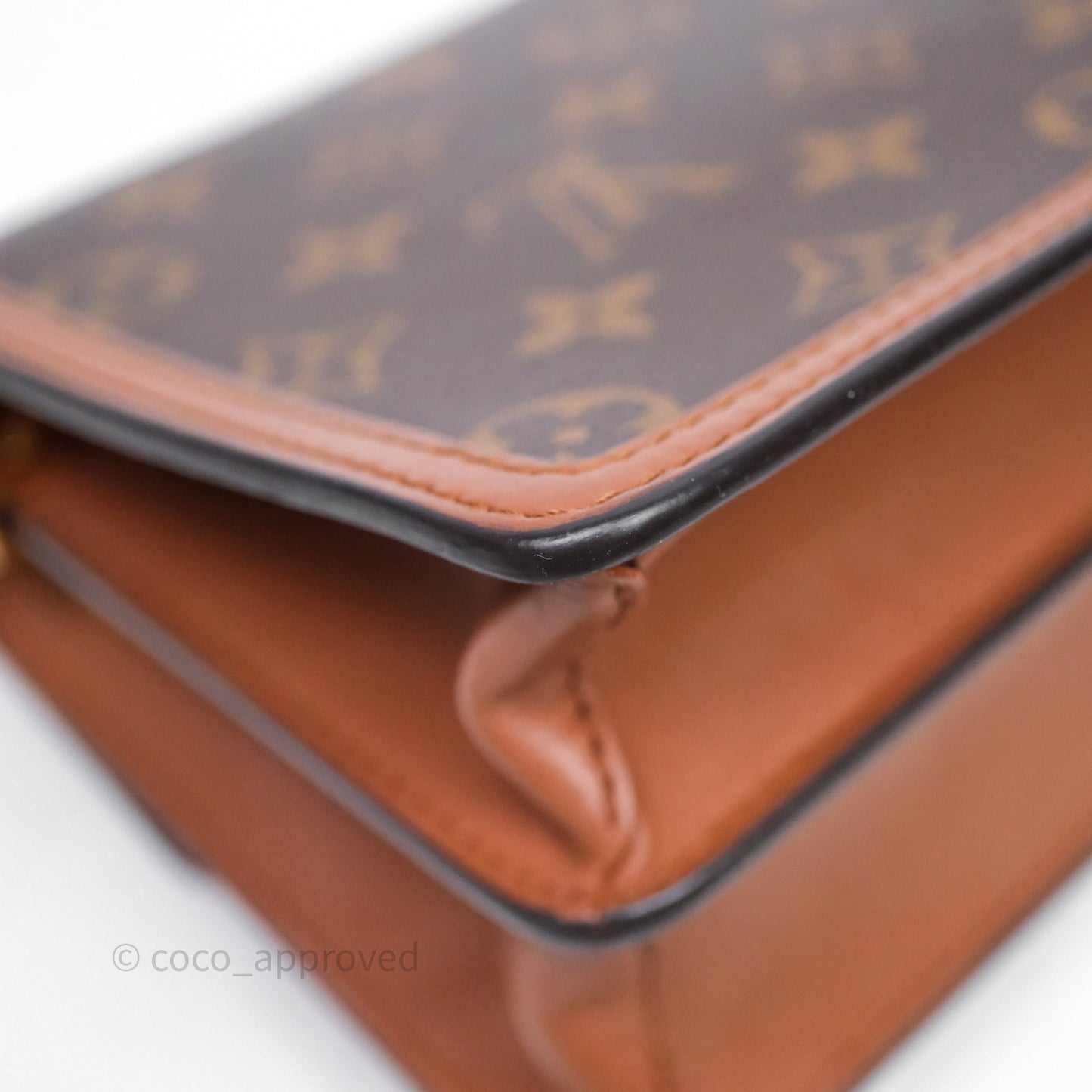 Louis Vuitton Mini Dauphine Monogram Tan Calfskin