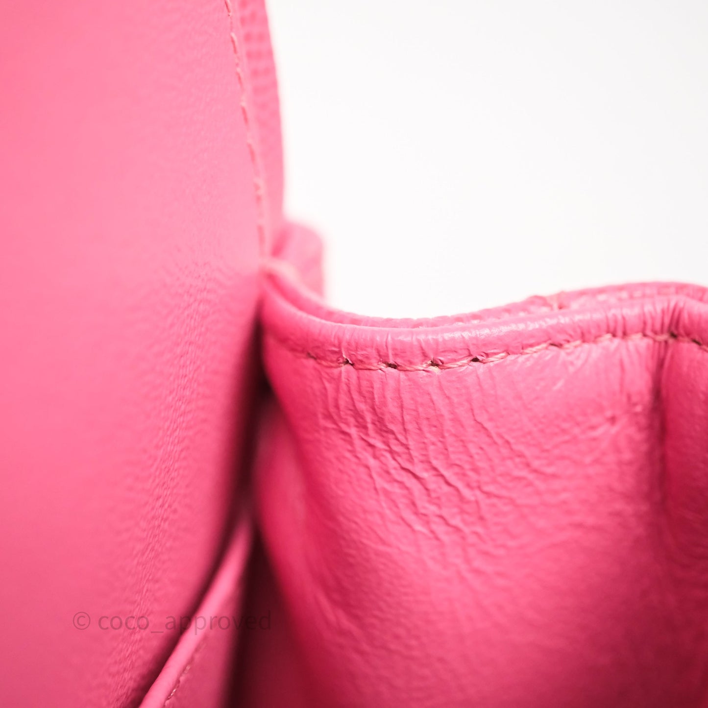 Chanel Small Classic Flap Quilted Hot Pink Caviar Gold Hardware