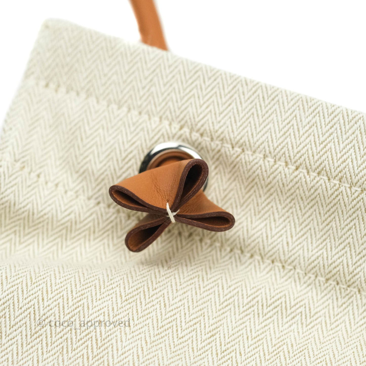 Hermès Aline Canvas Tote Bag