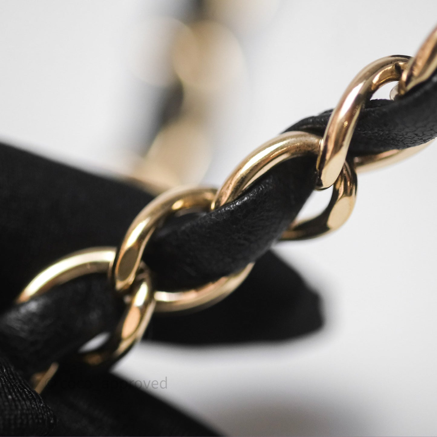Chanel Mini Rectangular Chevron Black Lambskin Gold Hardware