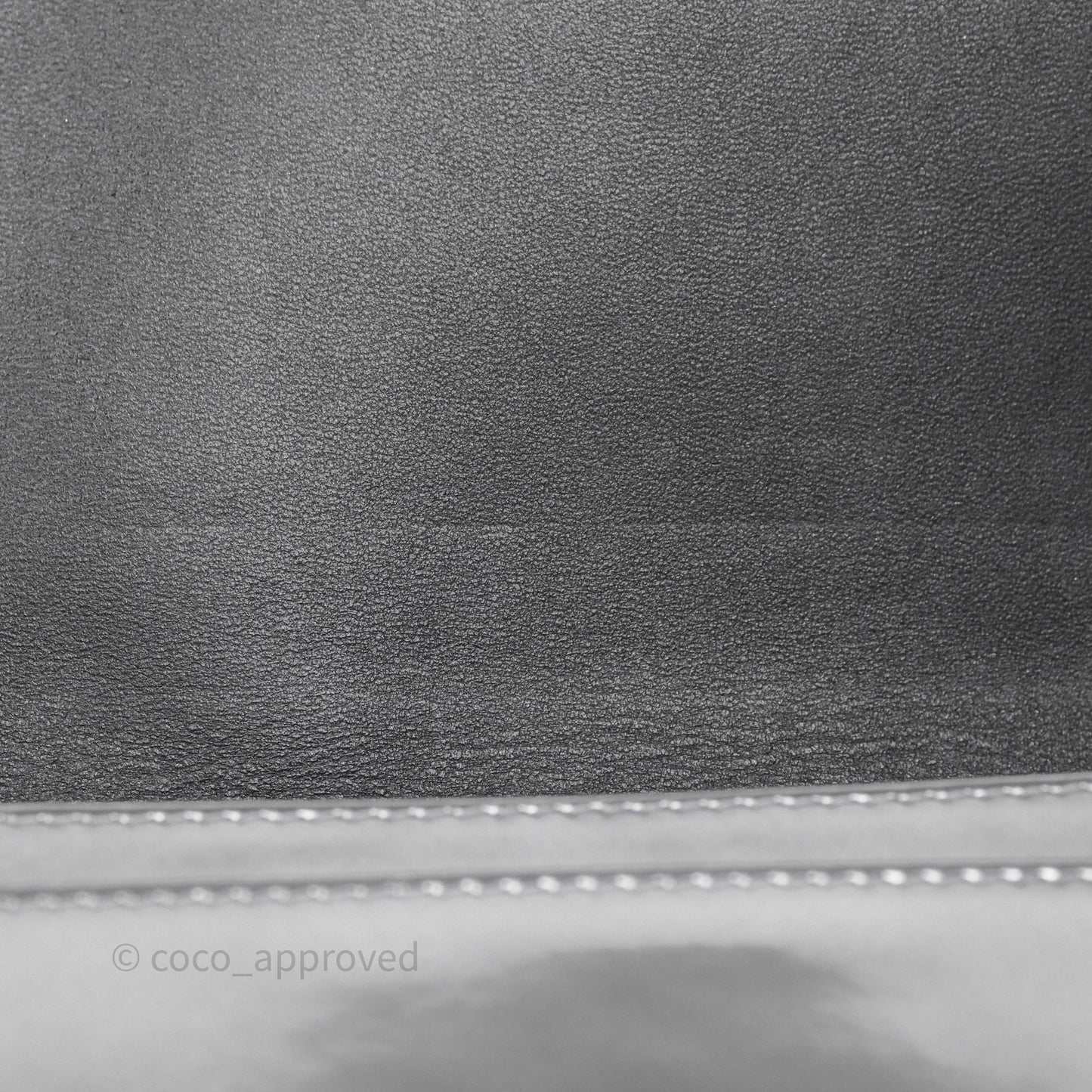 Christian Dior Diorama Wallet on Chain Metallic Silver