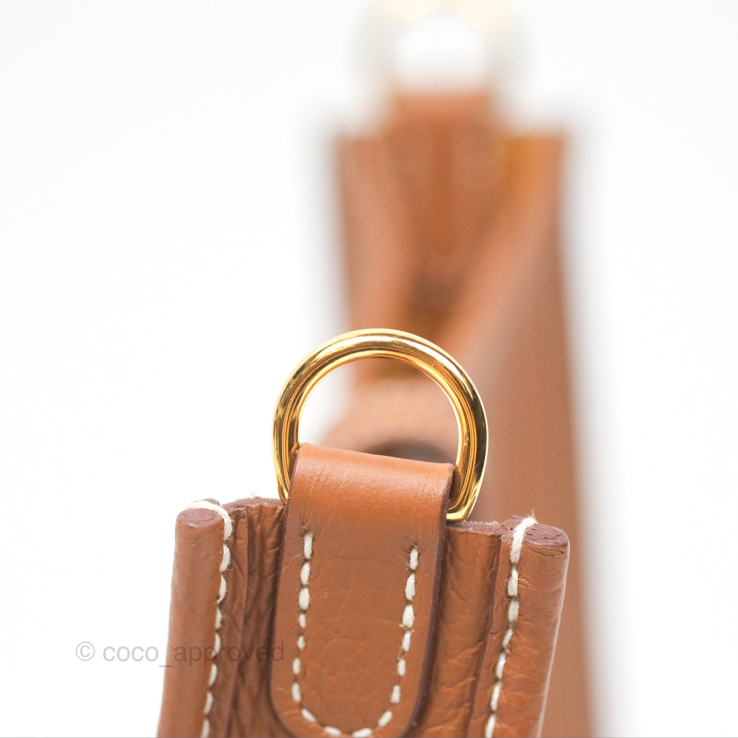 Hermès Mini Evelyne 16 Gold Clemence Gold Hardware