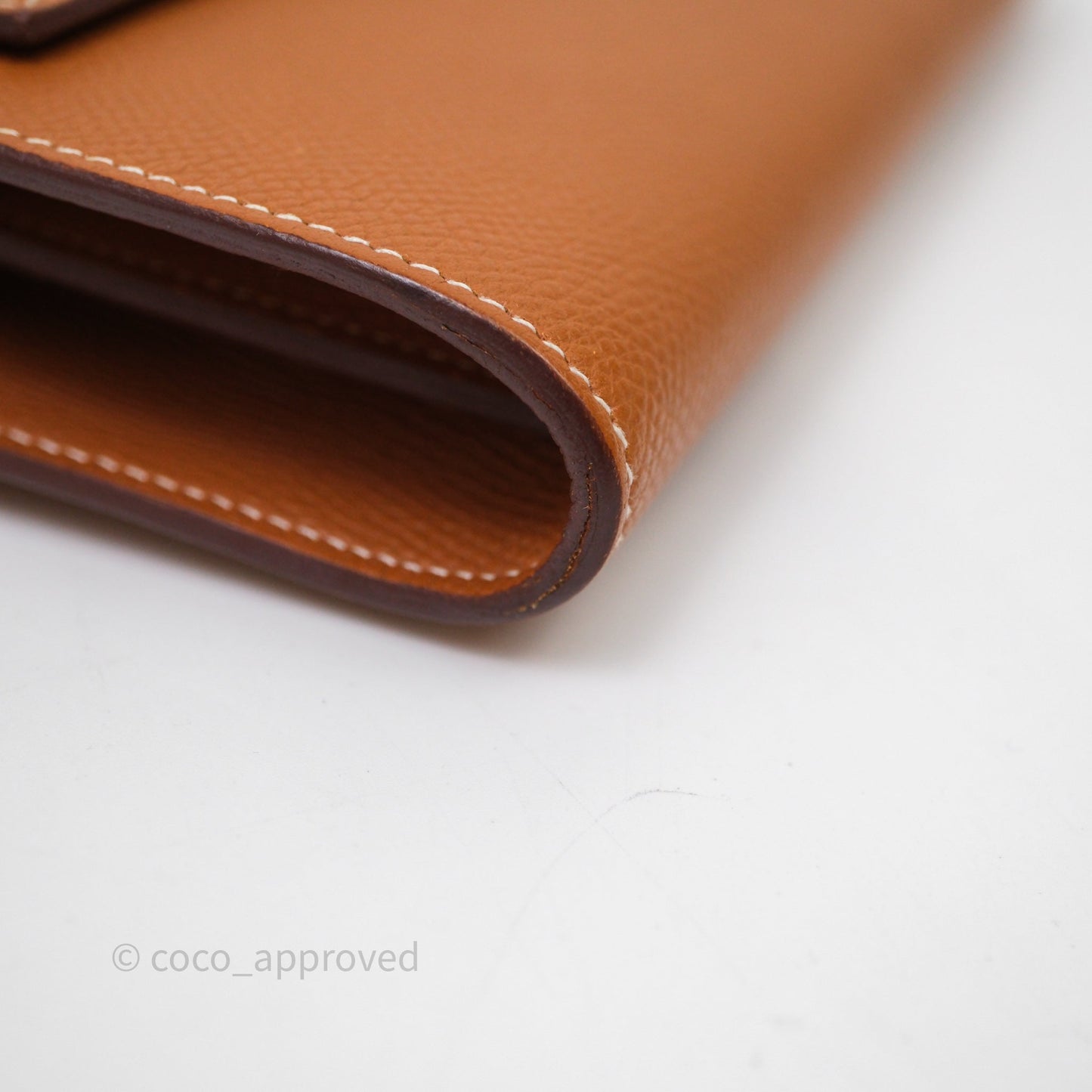Hermès Kelly To Go Wallet Gold 37 Epsom Gold Hardware