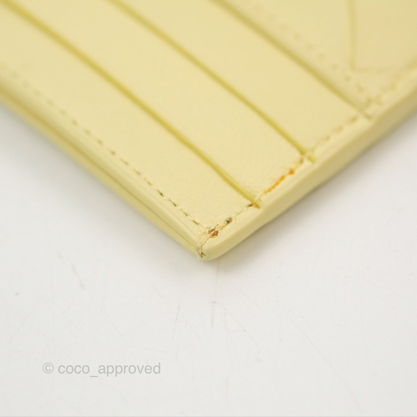 Bottega Veneta Intrecciato Flat Card Holder Ice cream