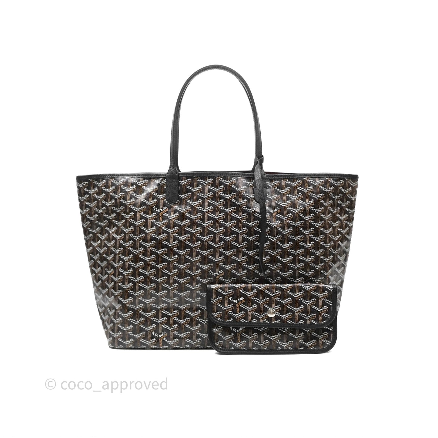 Goyard Saint Louis Tote Bag PM⁣⁣⁣⁣⁣⁣⁣⁣⁣⁣⁣⁣⁣⁣⁣⁣⁣⁣⁣⁣ Black Noir Canvas