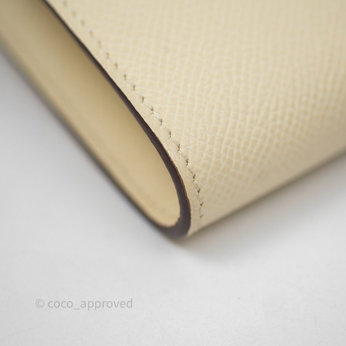 Hermès Kelly To Go Wallet Nata I2/ Sesame 2S Epsom Palladium Hardware