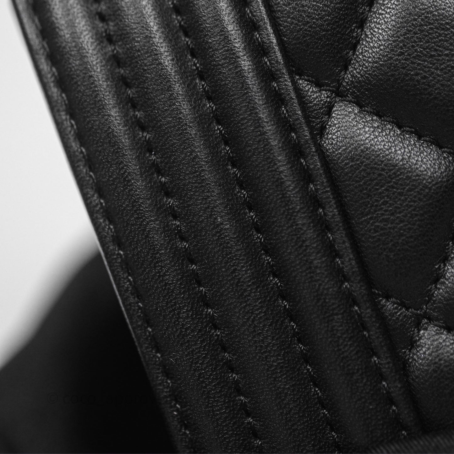 Chanel Small Boy Black Lambskin Aged Gold Hardware