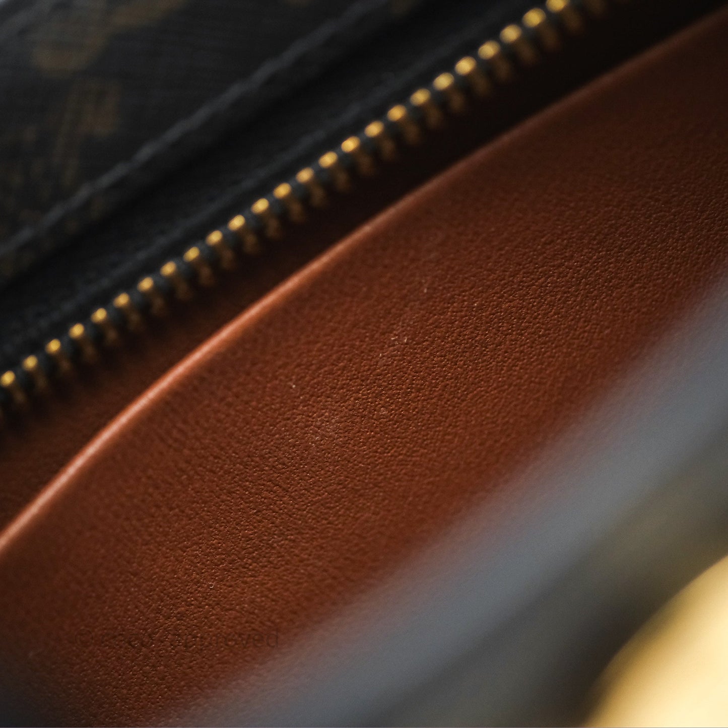 Celine Medium Tilly Bag In Triomphe Canvas and Calfskin Tan