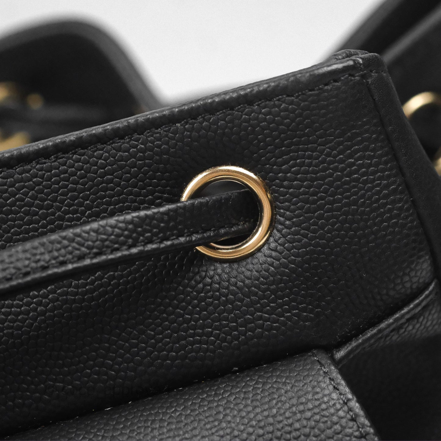 Chanel Quilted Business Affinity Backpack Black Caviar Gold Hardware
