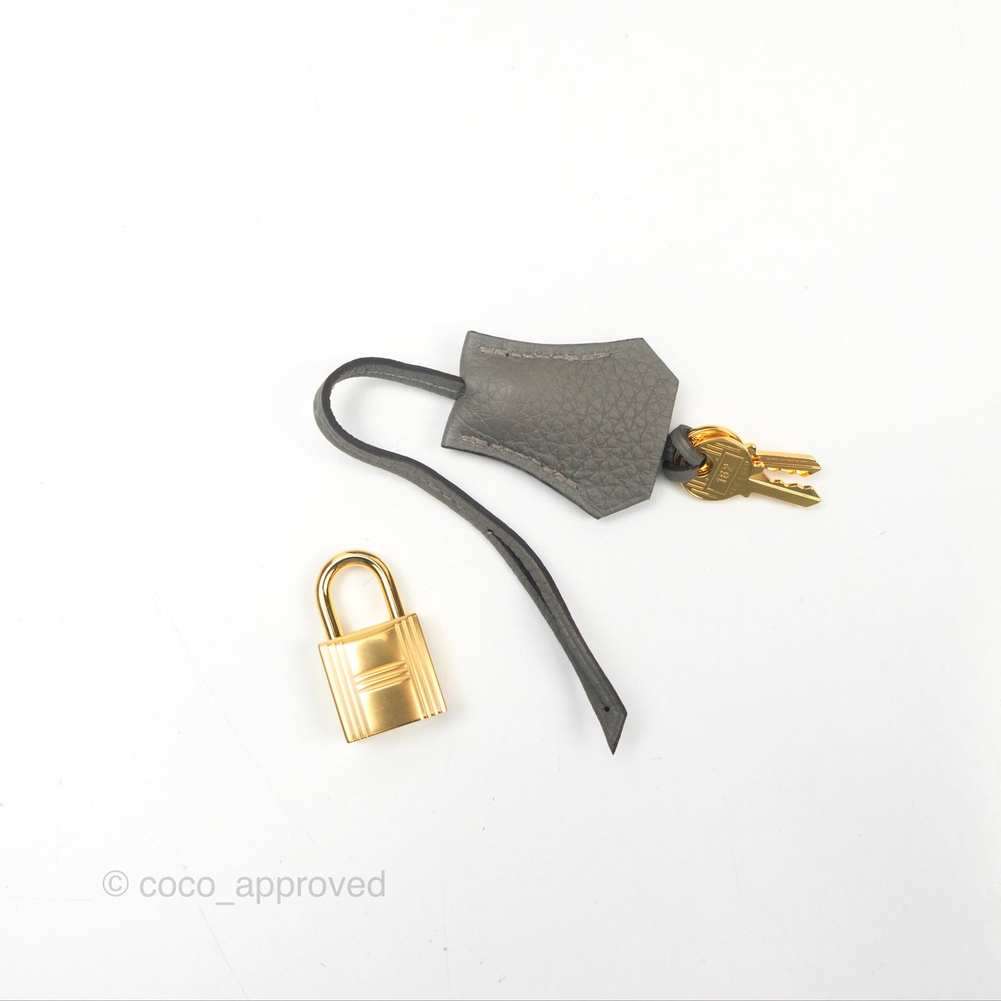 Hermes Birkin 25 Retourne Gris Meyer 0L Togo Gold Hardware