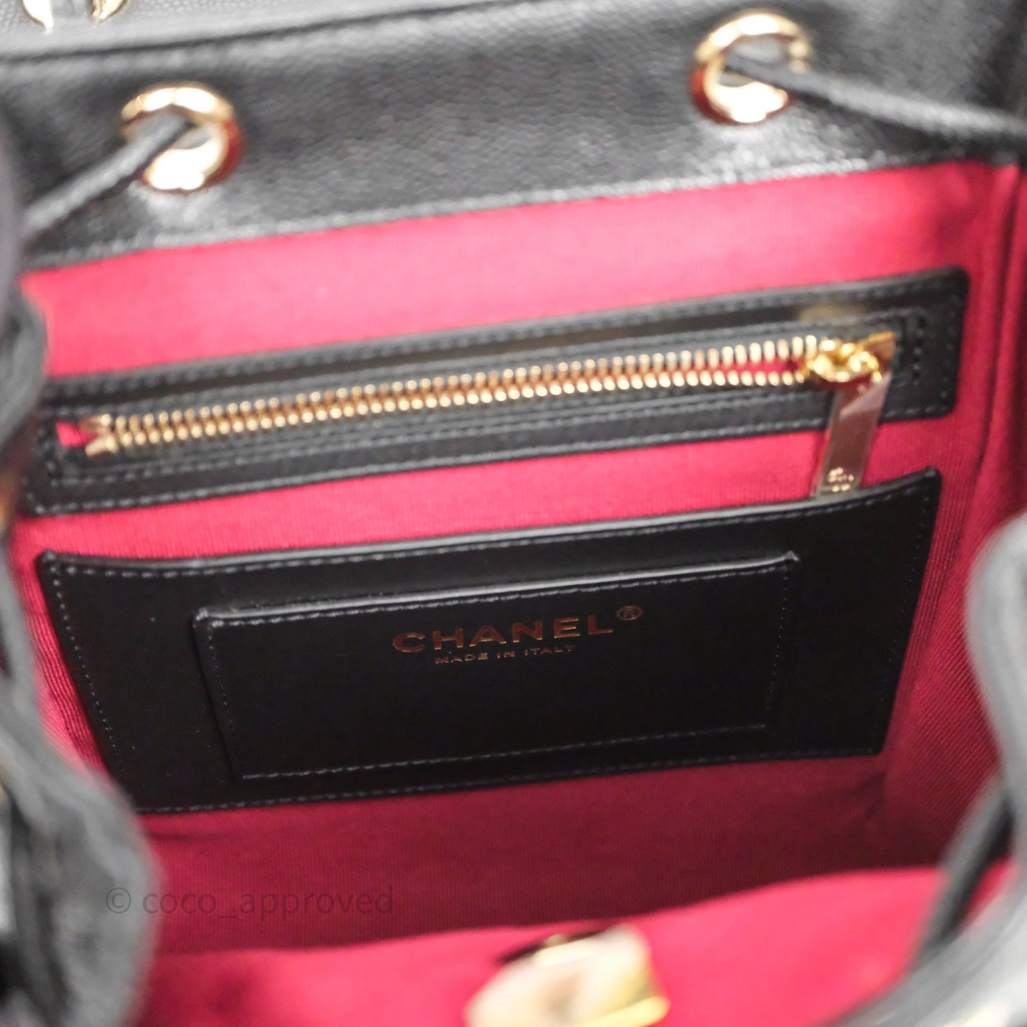 Chanel Urban Spirit Mini Black Caviar Backpack