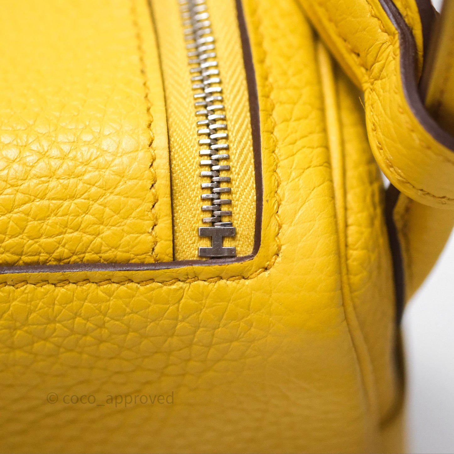 Hermès Mini Lindy 20 Sun B4 Clemence Palladium Hardware