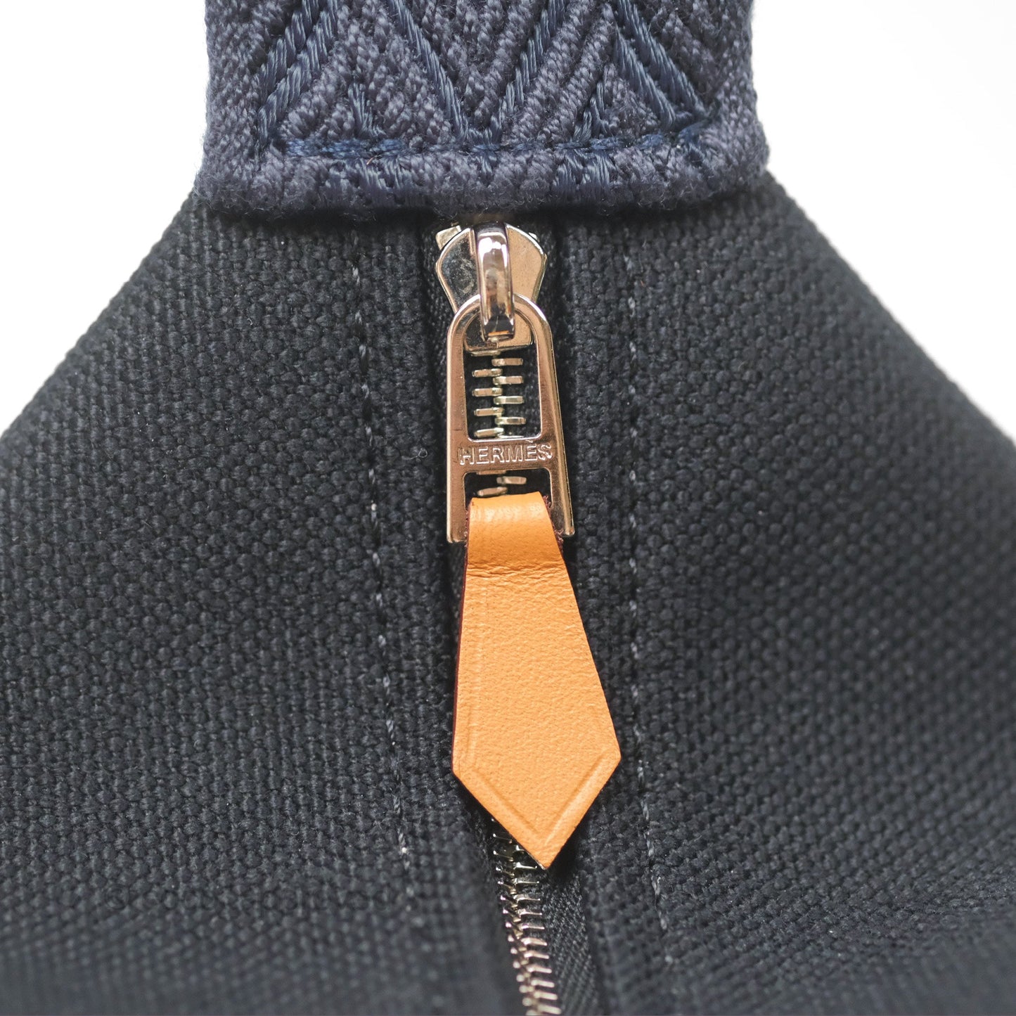 Hermès Small Bride-A-Brac Noir Bleu Nuit Canvas