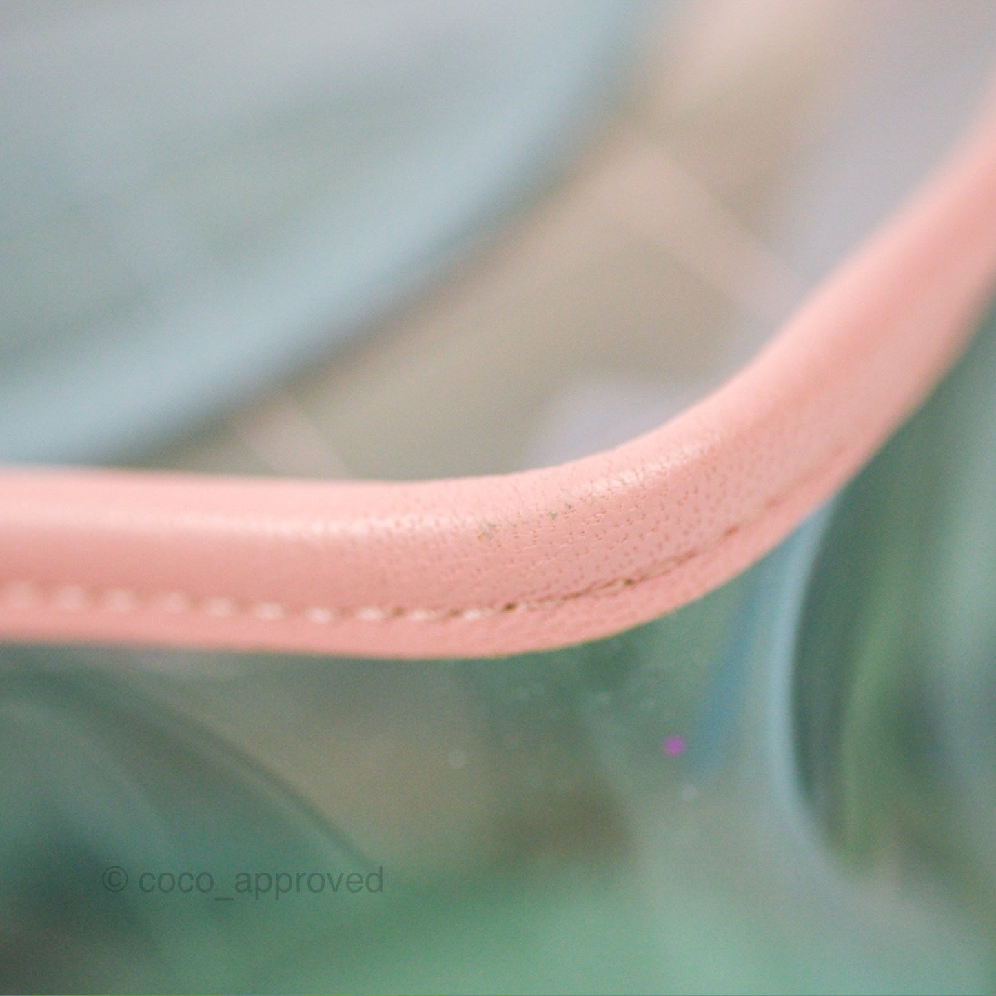 Chanel Coco Splash PVC Medium Flap Bag Blue/Green/Pink Silver Hardware