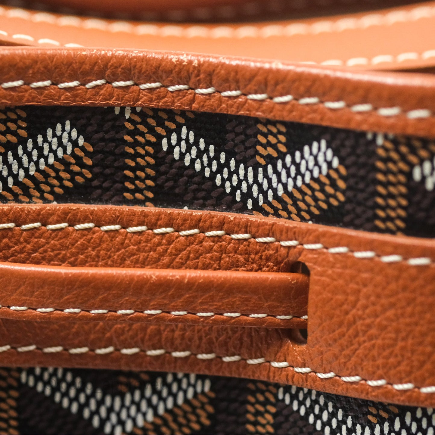 Goyard Petit Flot Bucket Bag Black & Tan Goyardine
