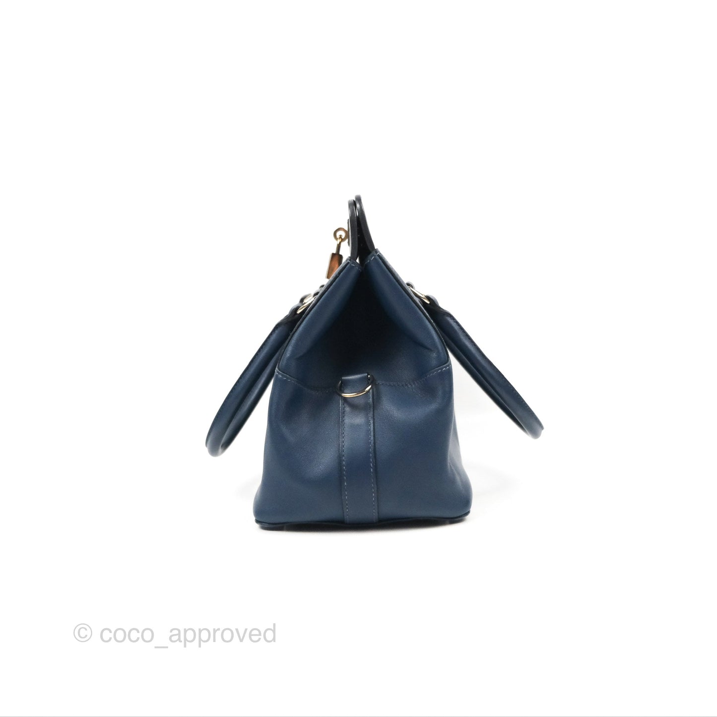 Hermès ToolBox 20 Navy Swift Palladium Hardware