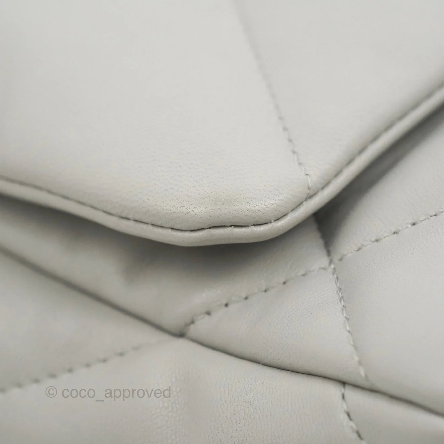 Chanel 19 Small Grey Lambskin Mixed Hardware