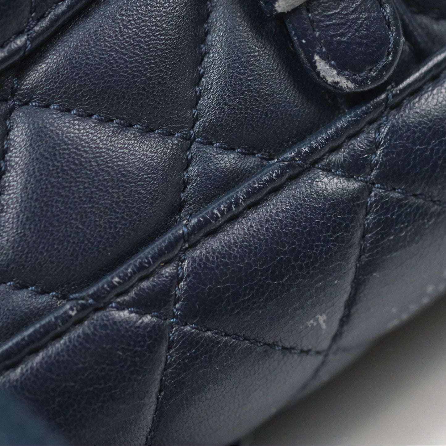 Chanel Mini Navy Calfskin Urban Spirit Backpack ⁣⁣⁣⁣⁣⁣⁣⁣⁣⁣⁣⁣⁣⁣Gold Hardware
