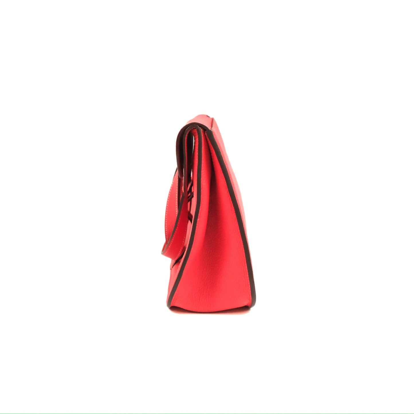 Hermès Halzan 31 Red Palladium Hardware