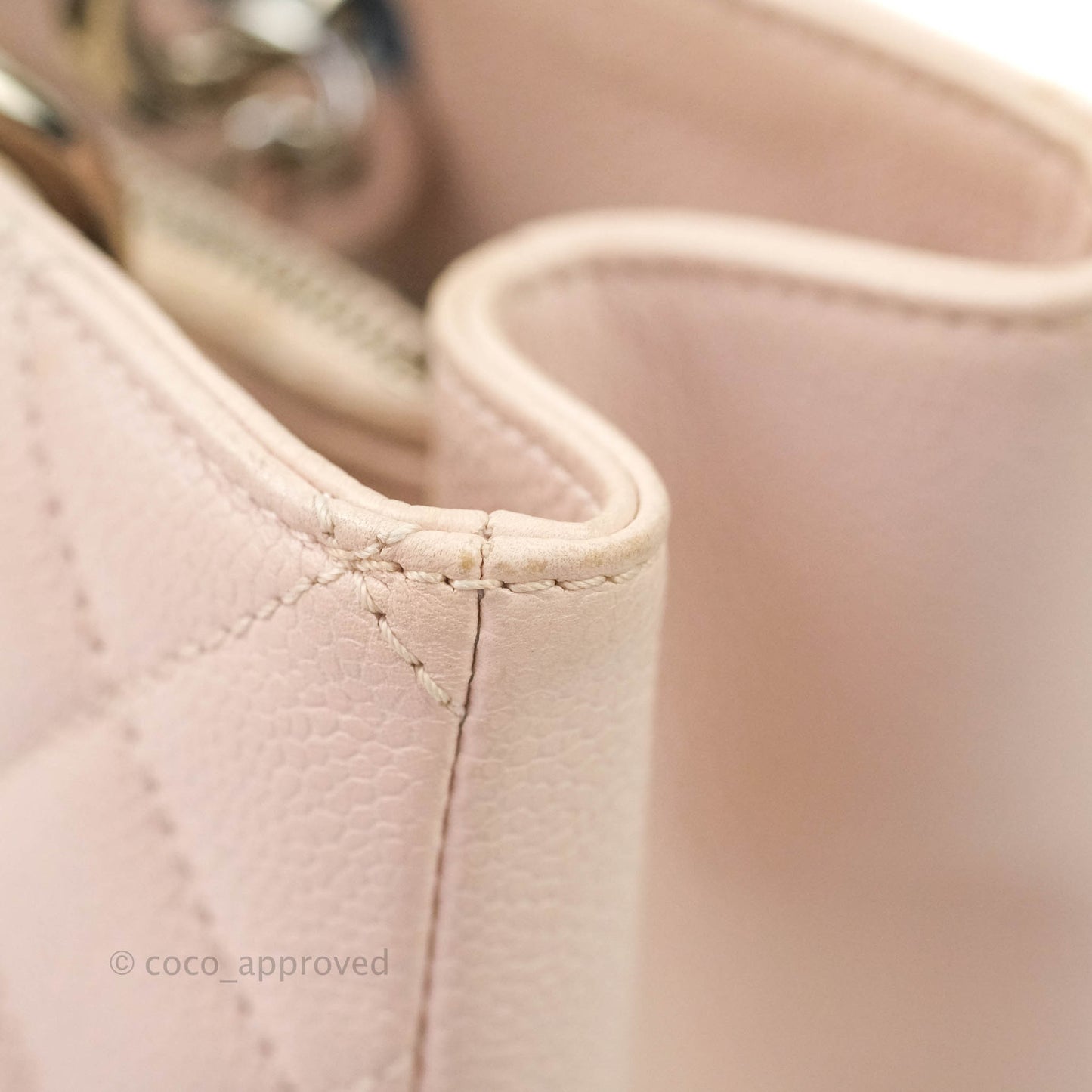 Chanel GST Pink Caviar Silver Hardware