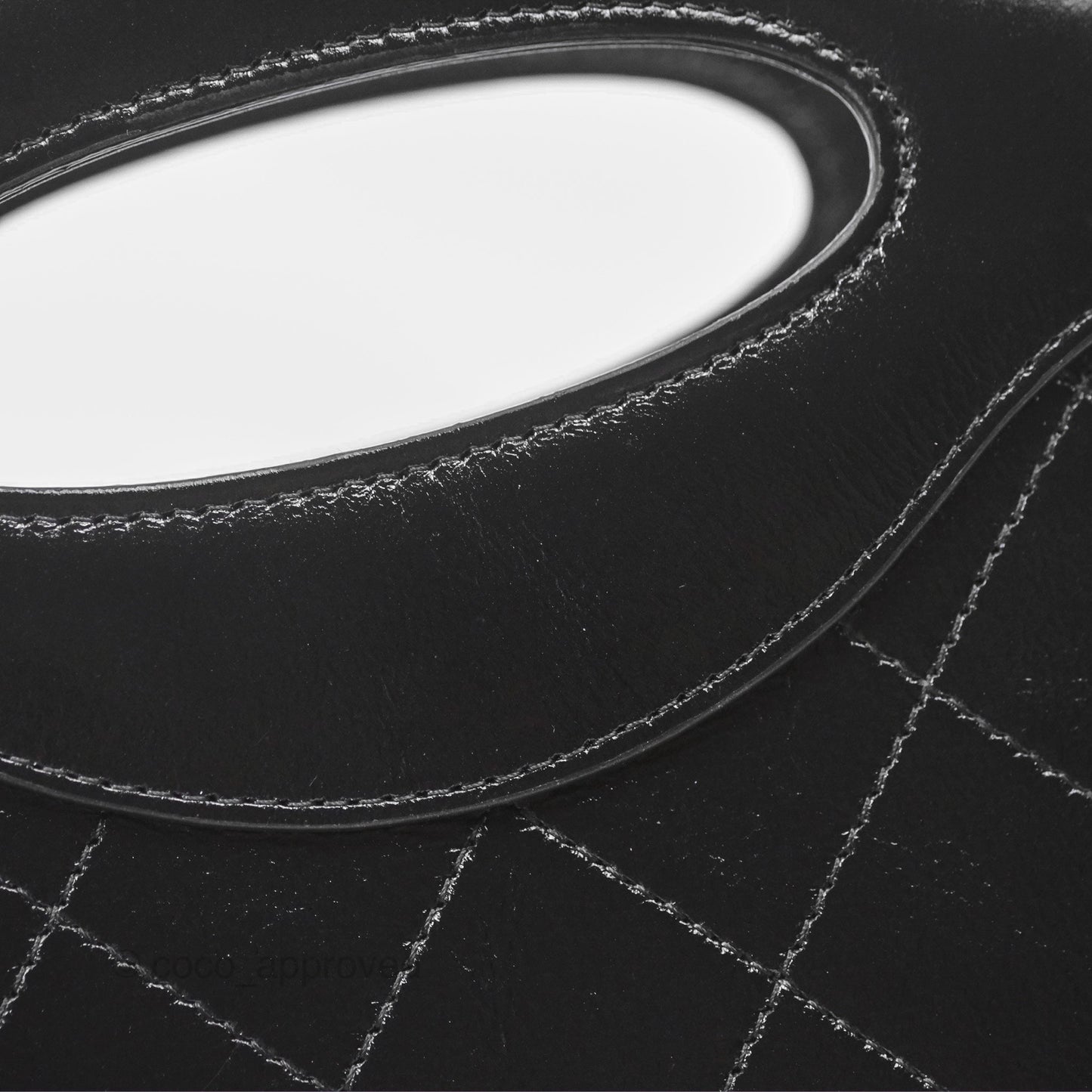 Chanel Nano 31 Black Shiny Calfskin Gold Hardware