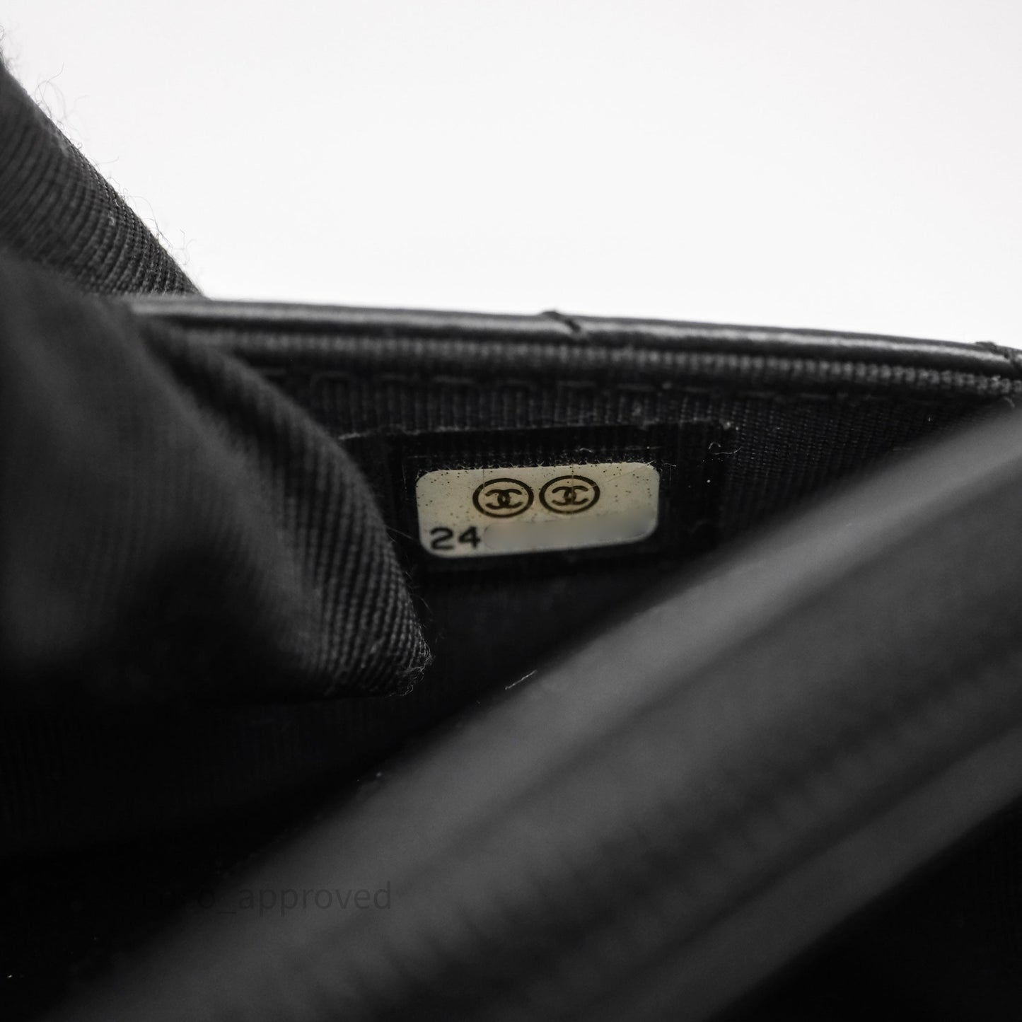 Chanel WOC Chevron Reissue So Black Calfskin