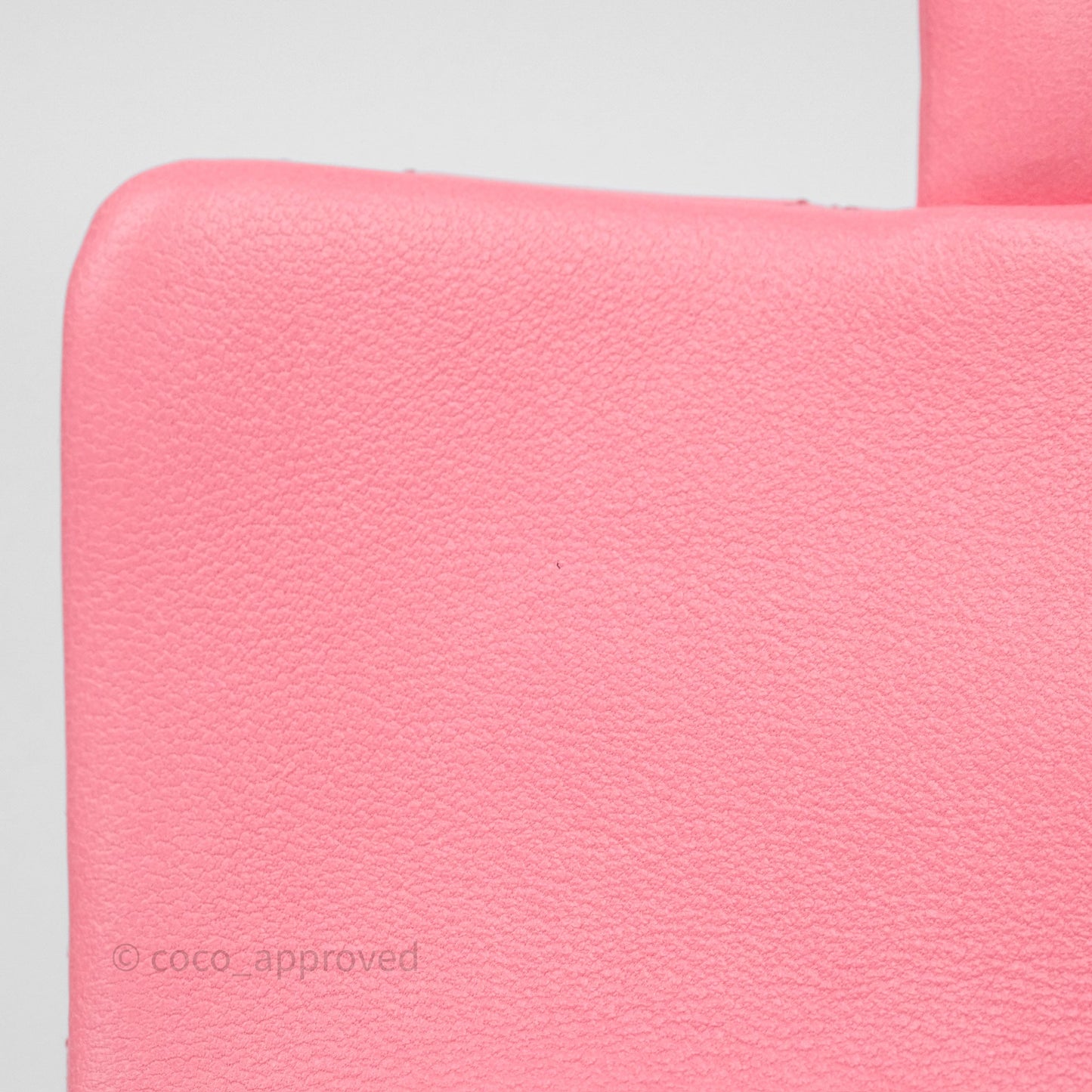 Chanel Pearl Crush Mini Square Quilted Pink Lambskin Aged Gold Hardware
