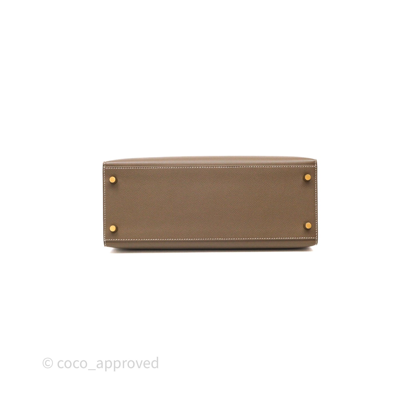 Hermès Kelly 28 Etoupe Epsom Gold Hardware