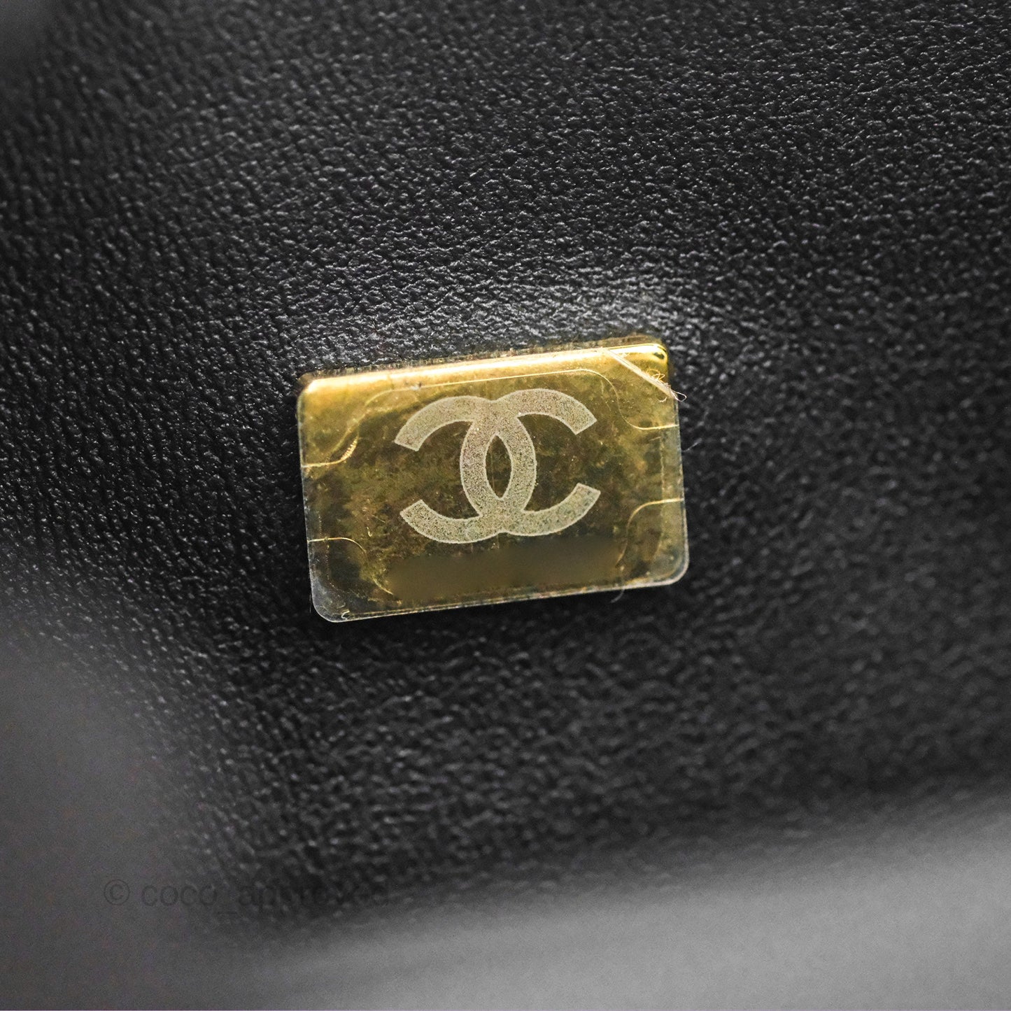 Chanel Small Boy Black Calfskin Gold Hardware