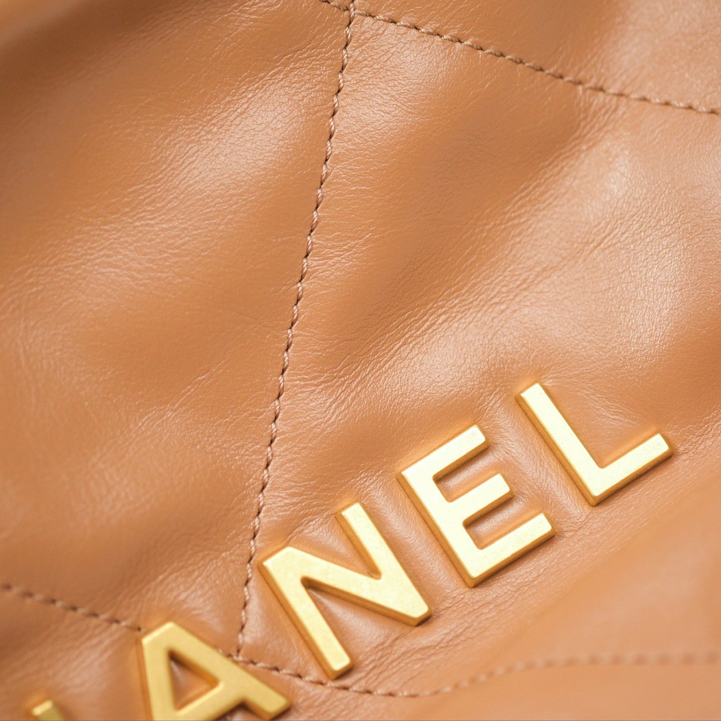Chanel 22 Mini Bag Caramel Crumpled Calfskin