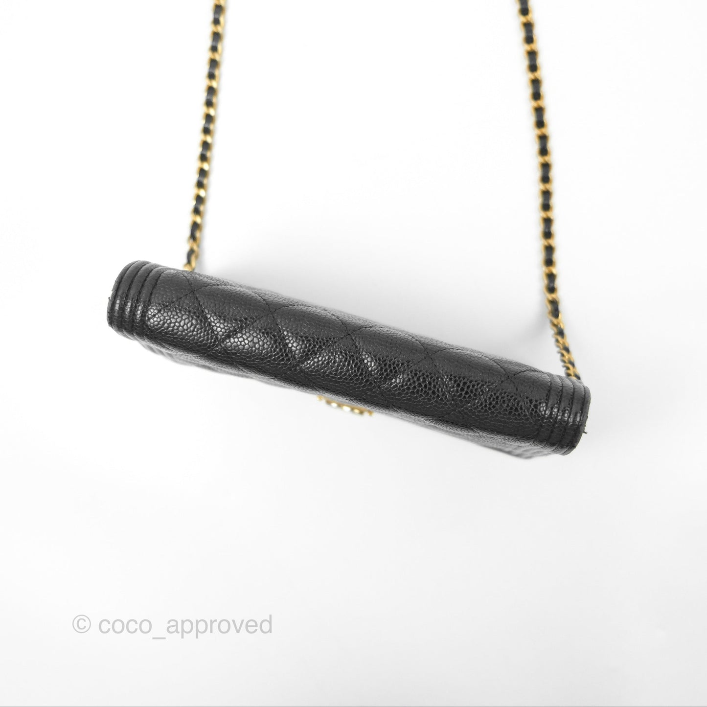 Chanel Boy Wallet on Chain WOC Black Caviar Gold Hardware