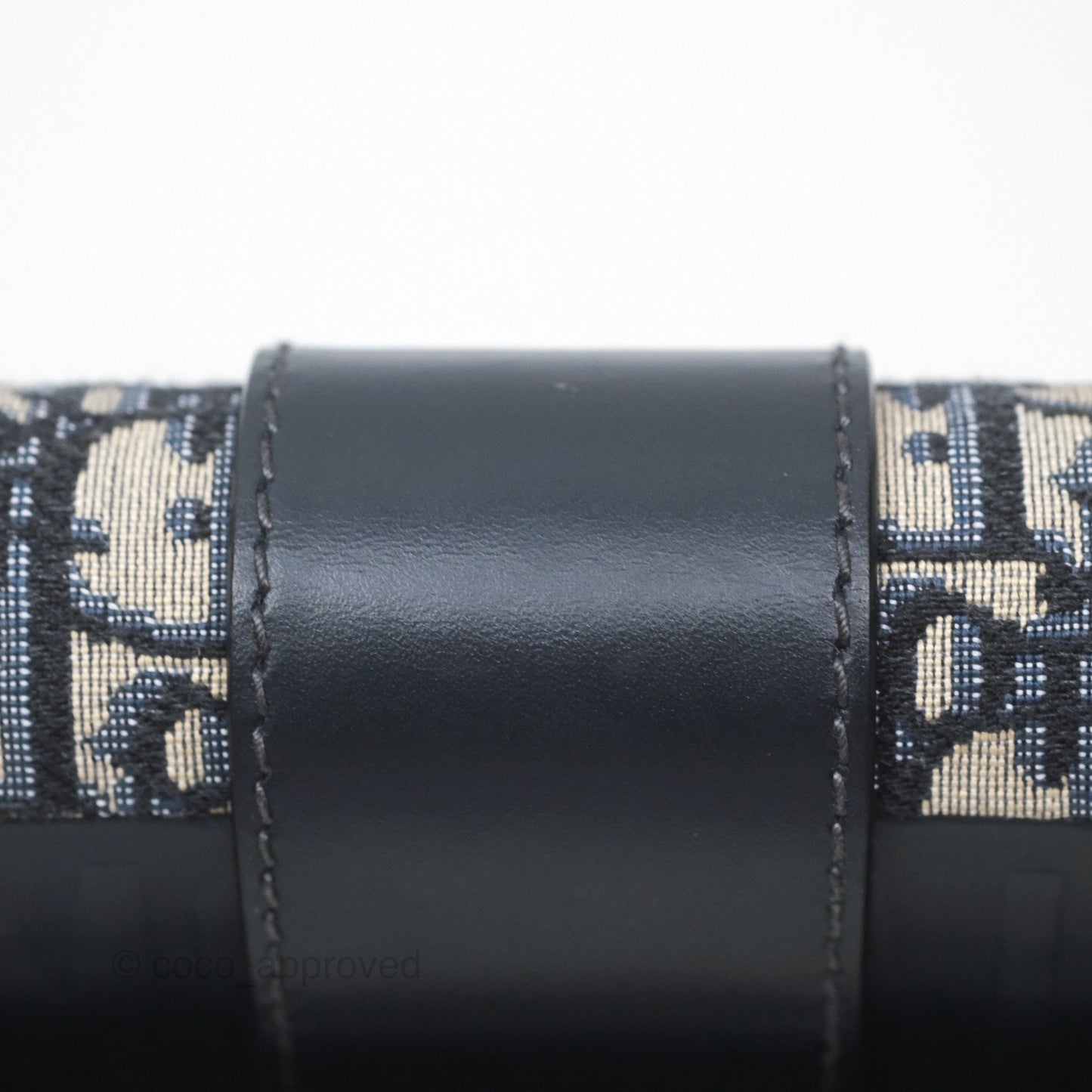 Christian Dior 30 Montaigne with Chain Blue Dior Oblique Jacquard