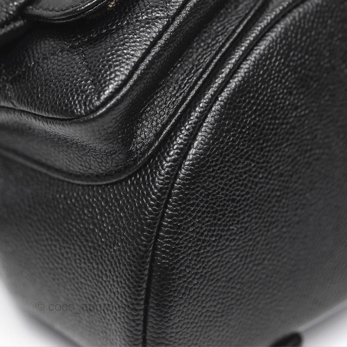 Chanel Duma Backpack Small Black Caviar Gold Hardware