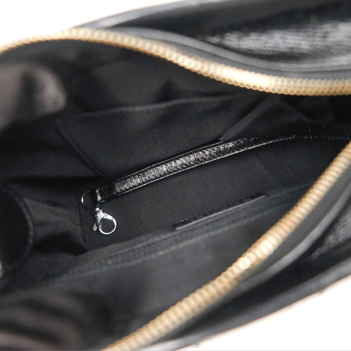 Chanel Small Gabrielle Hobo Black Navy Tweed