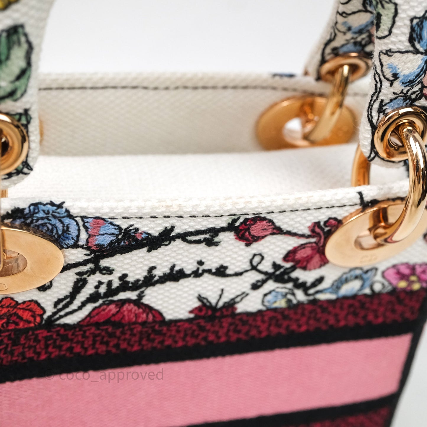 Christian Dior Mini Lady D-Lite Bag Florilegio Embroidered