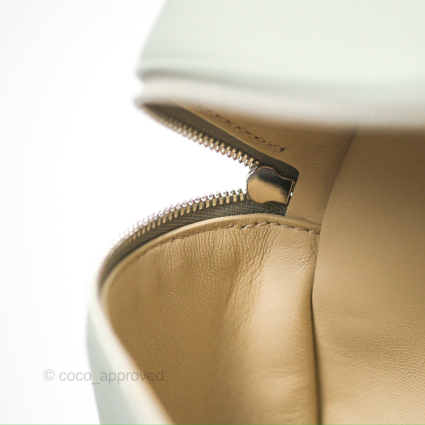 Loro Piana Extra Pocket Backpack L23.5 Eucalyptus Silver Hardware