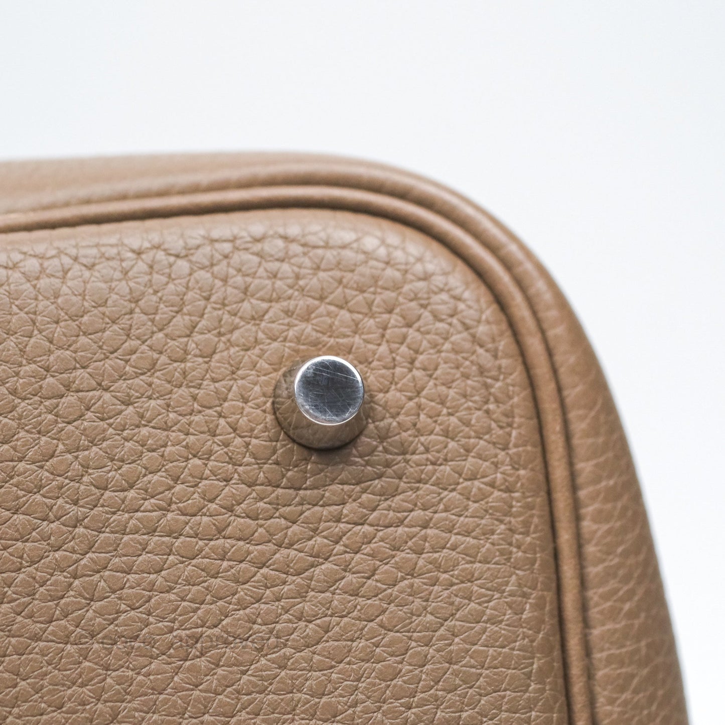 Hermès Picotin Lock 22 Etoupe Clemence Palladium Hardware